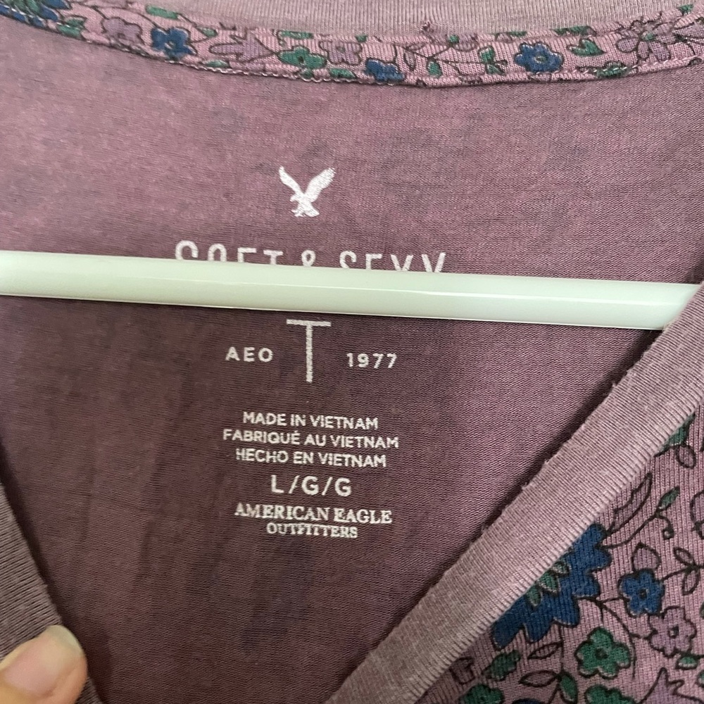 American Eagle soft & sexy printed muscle tank - Picture 2 of 5